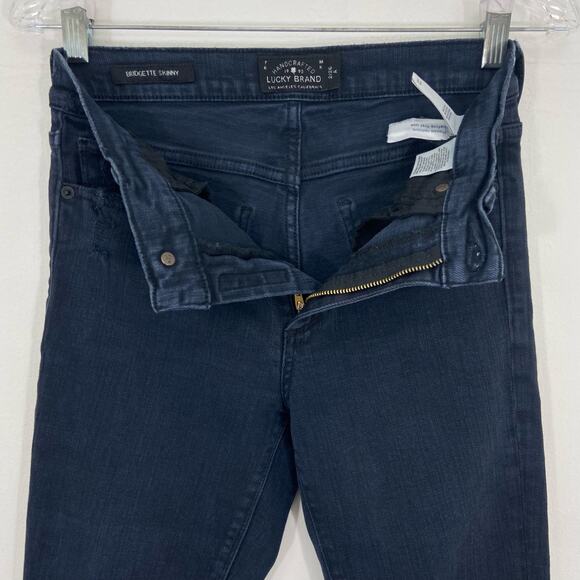 Lucky Brand Bridgette Distressed Skinny Jeans - Picture 3 of 7